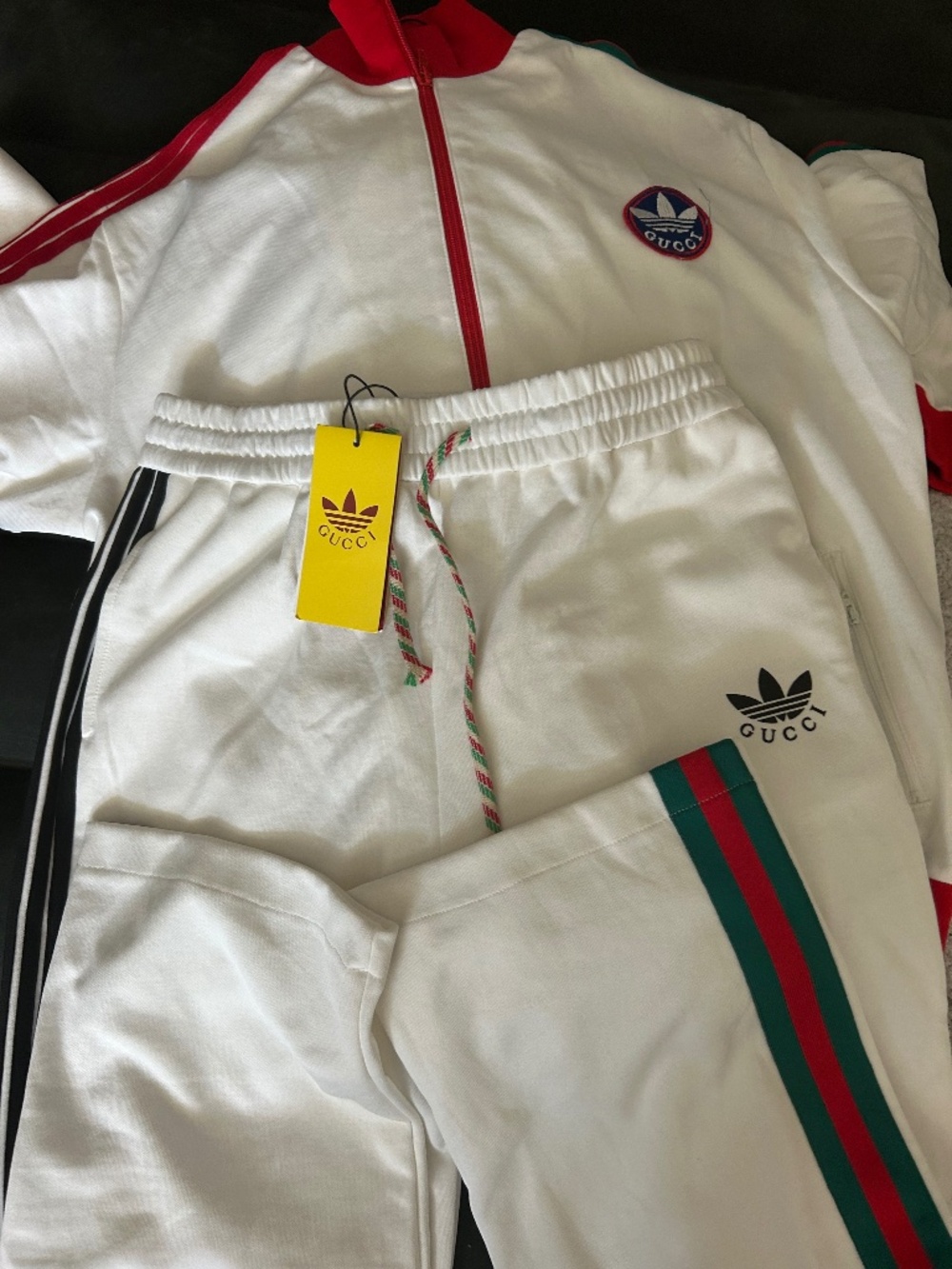 Gucci X Adidas track suit